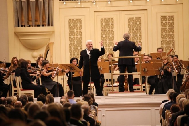 Sankt-Peterburqda Müslüm Maqomayevin 75 illik yubileyinə həsr olunan təntənəli konsert keçirilib – fotolar