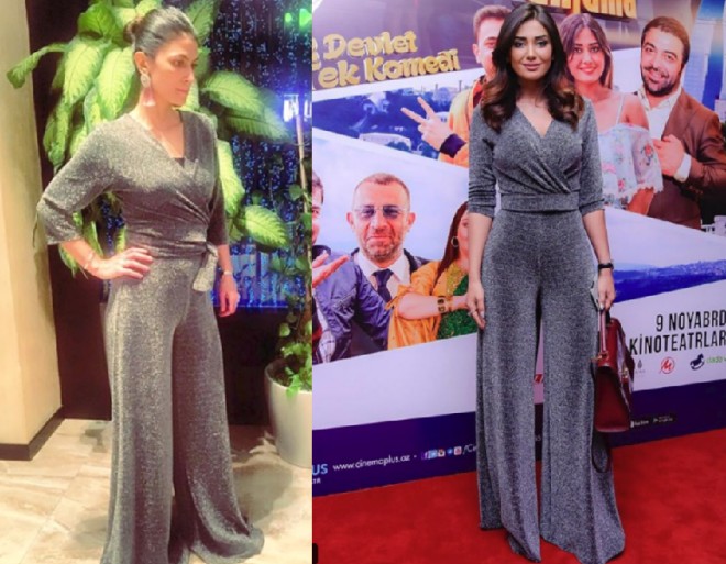 Samira və Pərvin eyni geyimdə - foto