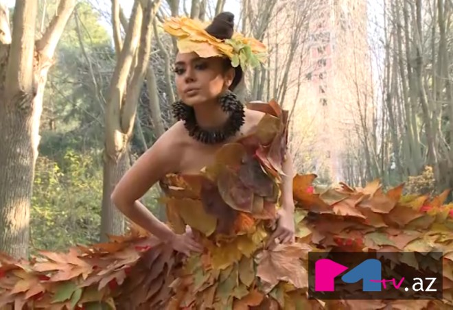 ​Oksana Rəsulova “Payız mələyi” obrazına girdi - bu mənzərə  Muz TV Azərbaycan kamerasında