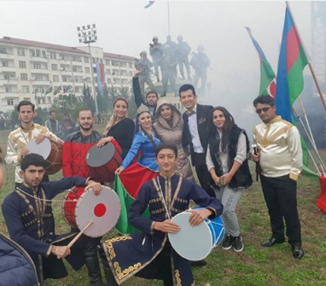 Sənətçilərimiz Beyləqanda – foto