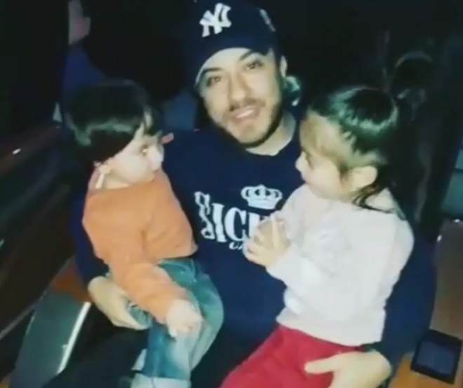 Kərim və Ramal övladları ilə gəzintidə