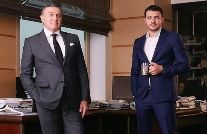 Emin Ağalarov atasını təbrik etdi - video