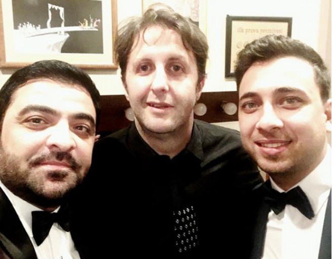 Fərda və İslam türkiyəli aktyorla bir arada&nbsp;