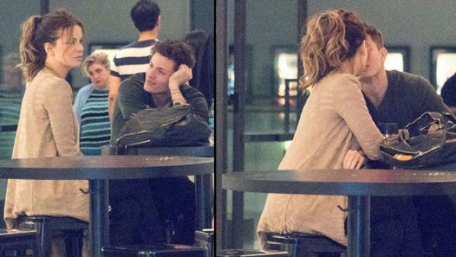 Aktrisa sevgilisi ilə dodq-dodağa