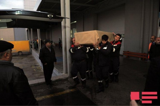 Rafiq Hüseynlinin nəşi Azərbaycana gətirildi - foto