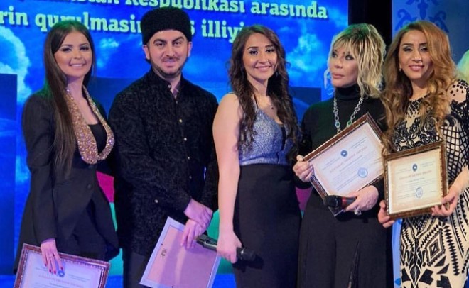 Müğənnilərimiz Qazaxıstana səs saldılar - foto