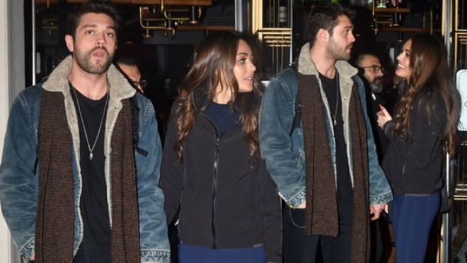 “Çuxur”un aktrisası sevgilisi ilə - foto