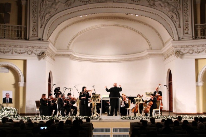 Tanınmış violin ifaçısının xatirəsi anılıb