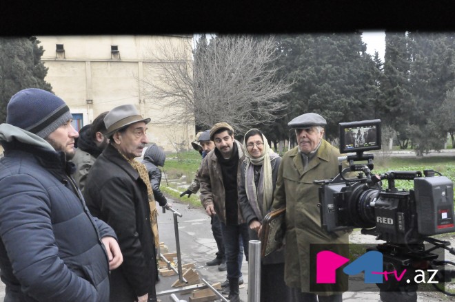 Kann Festivalı üçün lentə alınan “Yerdə” filminin çəkiliş prosesindən reportaj – foto