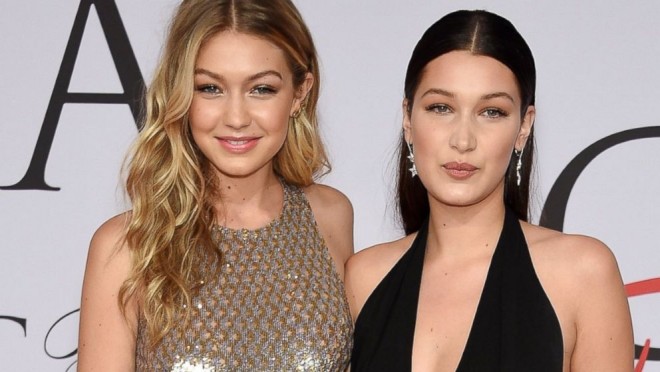 Bella və Cici Hadid jurnalın üz qabığında