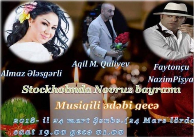 Müğənnilərimiz Stokholmda konsert verəcəklər