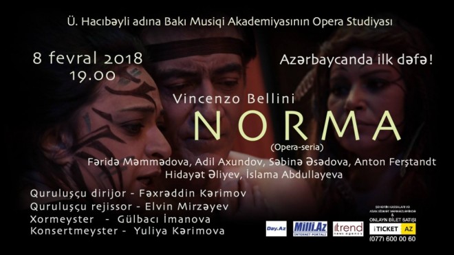“Norma” operası ilk dəfə Bakıda səhnəyə qoyulacaq