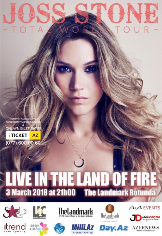 Coss Stoun Bakıda konsert verəcək