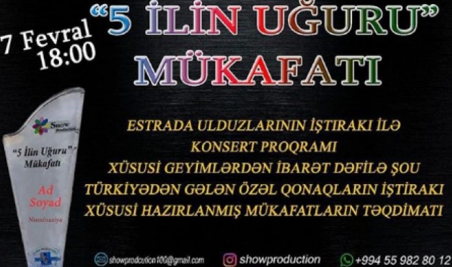 Bakıda “5 ilin uğuru mükafatı” verildi - “Azərbaycan gözəli” seçildi - reportaj&nbsp;