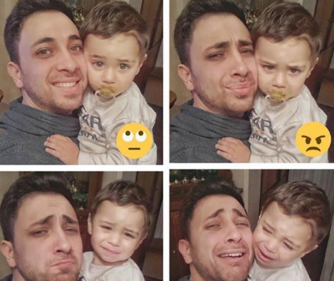 İslamın oğlu ilə fotosu