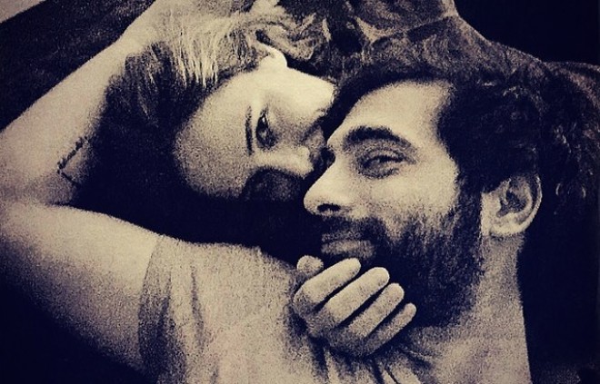 Məşhur cütlükdə romantik foto