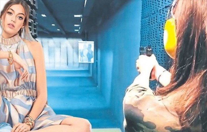 Aktrisanın silah qorxusu