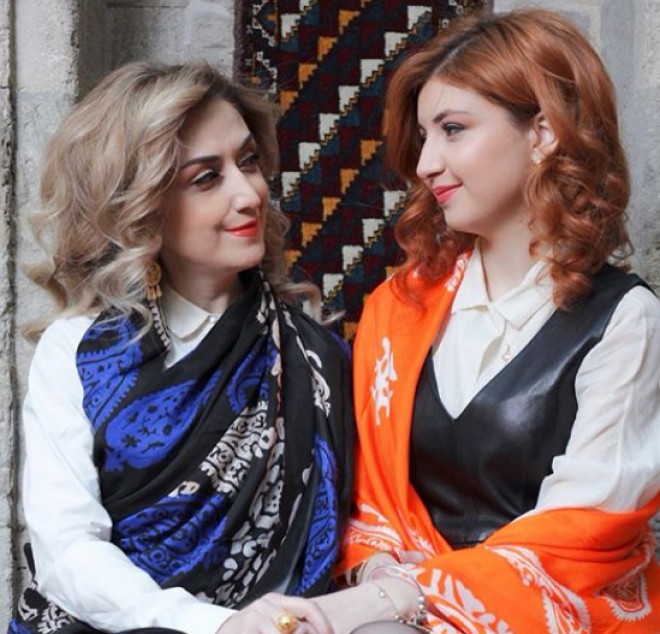 Məşhurlar qızları ilə - foto