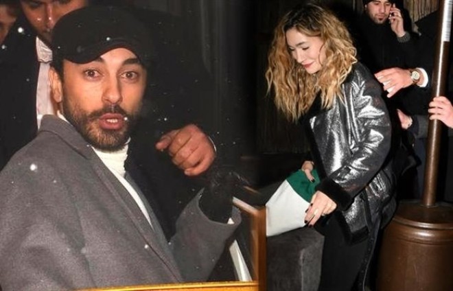 Birlikdə görüntülənən cütlüyün təlaşlı anları - foto