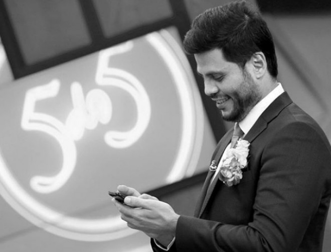 Teleaparıcının uşaqlıq fotosu