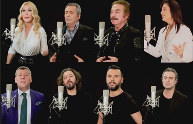 Məşhurlar əsgərlər üçün toplaşdılar