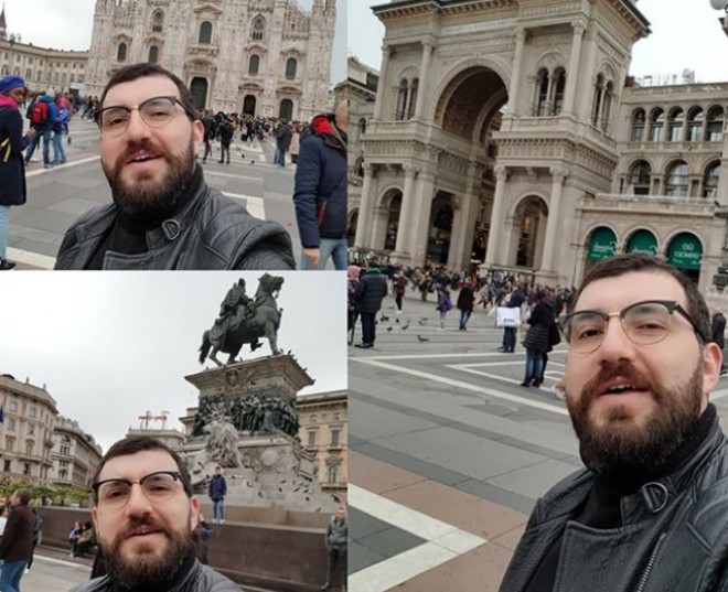 Elnur da İtaliyada göründü