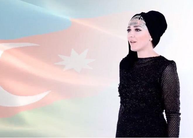 Səbinə Babayeva himnimizə klip çəkdirdi