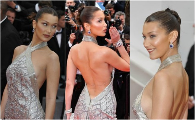 Cazibədar modelin dekoltesi maraq doğurub