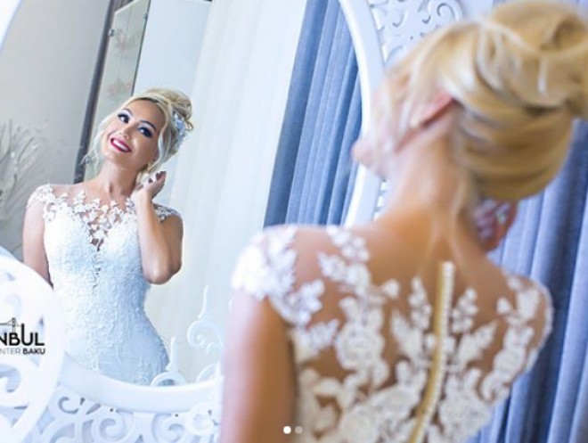 Nura gəlinlik geyindi – foto