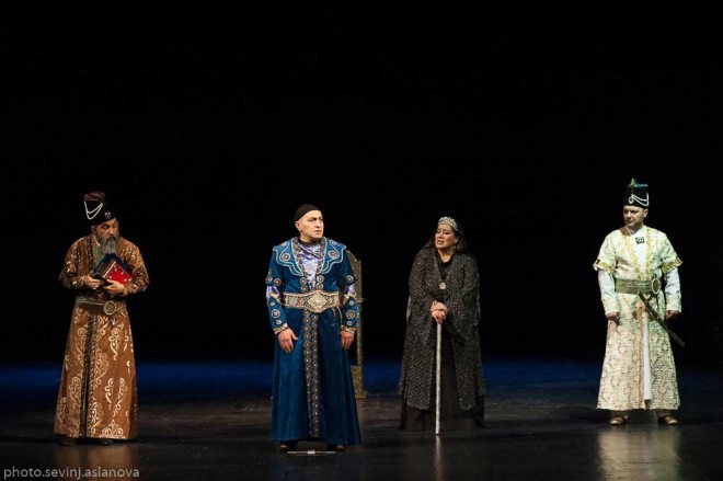 Tarixi “Şah Qacar” tamaşası nümayiş olundu - Akademik Milli Dram Teatrından reportaj+foto