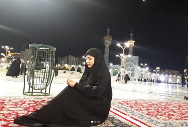 Fatimə Məşəd ziyarətində - foto