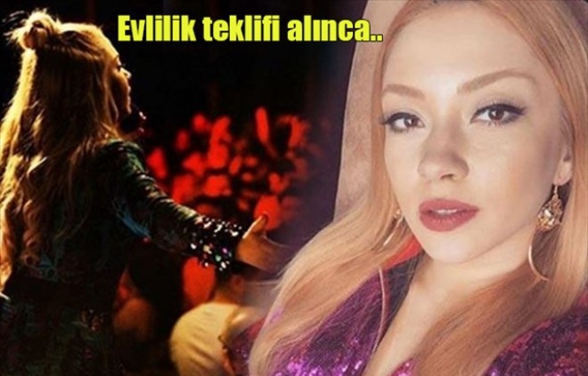 Müğənni səhnədə evlilik təklifi aldı