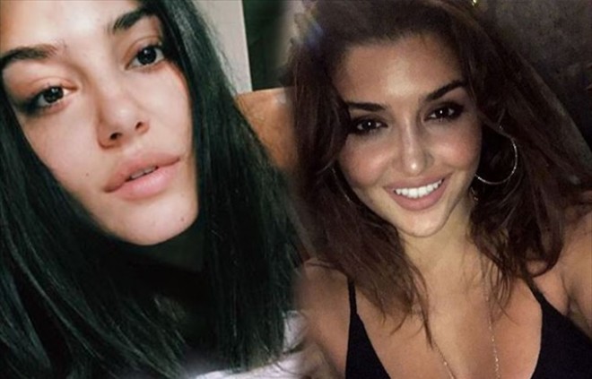 Hande Erçel&nbsp;makiyajsız fotosunu paylaşdı