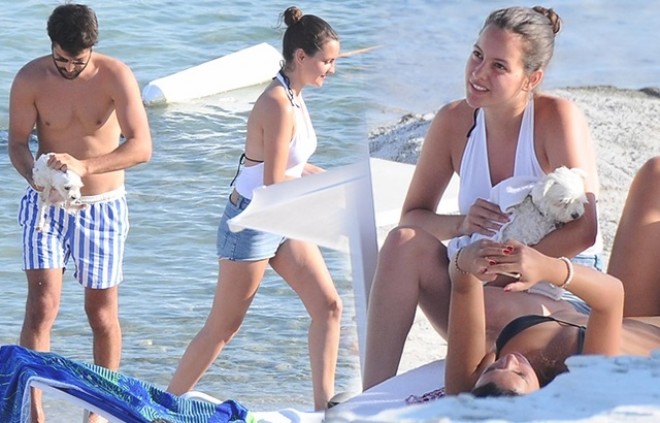 Məşhur cütlük istirahətdə - foto