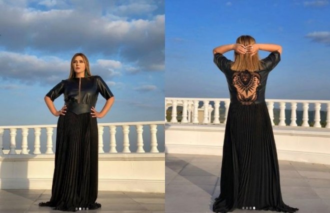 Zülfiyyə Xanbabayeva yeni geyimlərini göstərdi - foto