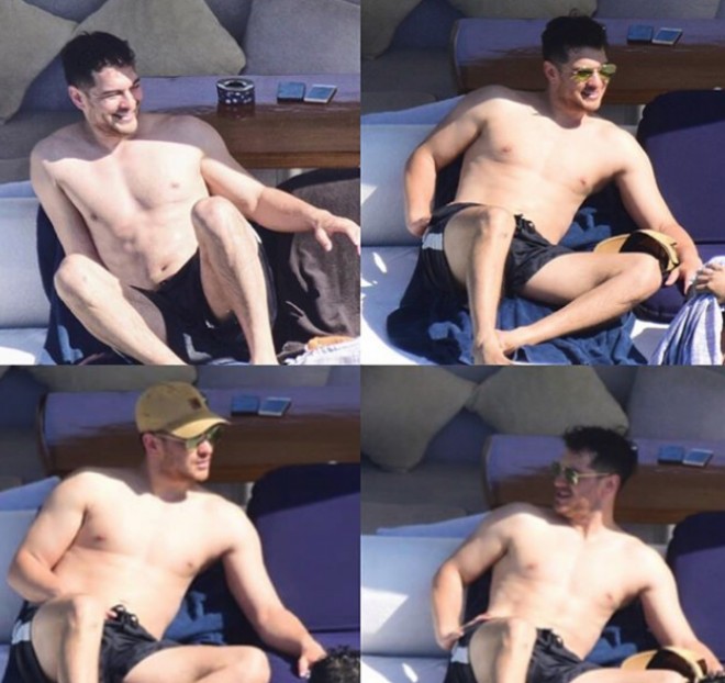 Həbsdən çıxan Çağatay yaxtada tətil etdi - foto