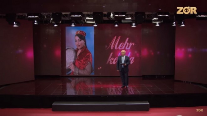 Simarə İmanova Özbəkistan televiziyasında - foto