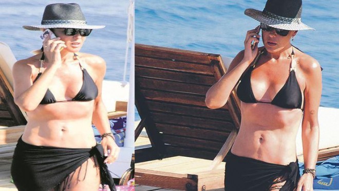 Gülben Ergen Bodrumda əri ilə dalaşdı