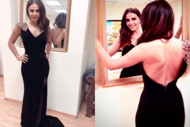 Günel Zeynalova açıq-saçıq geyindi - foto