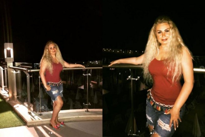 Könül Kərimovanın&nbsp;cırıq şortiki tənqid olundu - foto