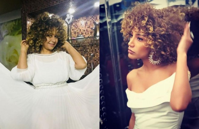 Aparıcı özünü Əməkdar Artistə bənzətdi - foto