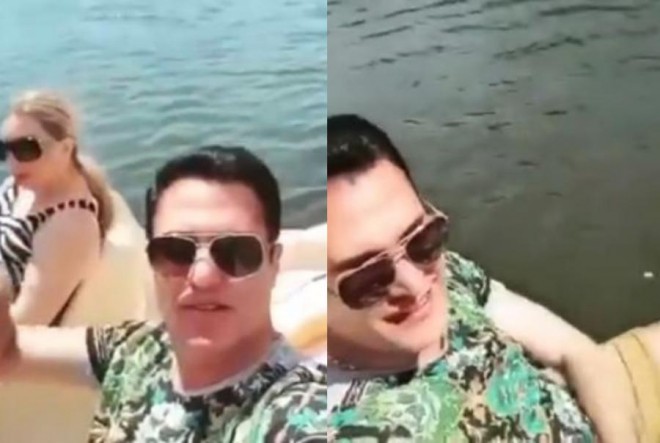 Nadir Qafarzadə xanımı ilə Lvovda su gəzintisinə çıxıb - video&nbsp;