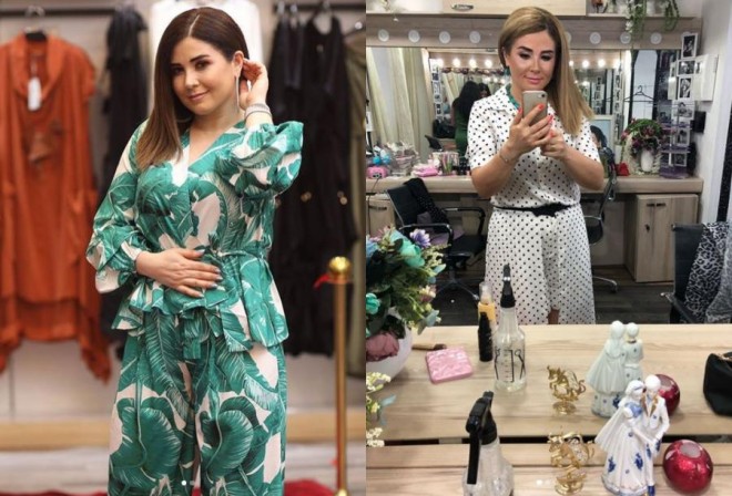 Elnarə Xəlilova yeni fotolarında arıq göründü