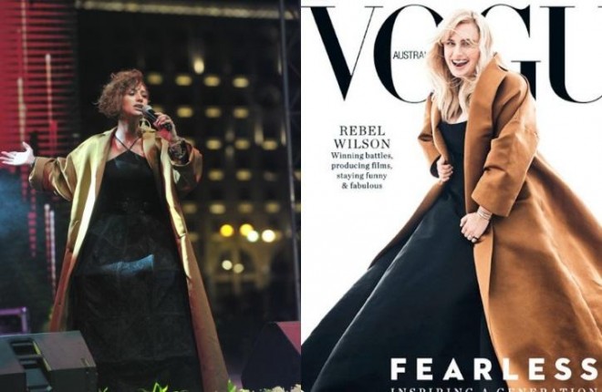 Əməkdar artist səhnəyə bahalı geyimdə çıxdı - foto