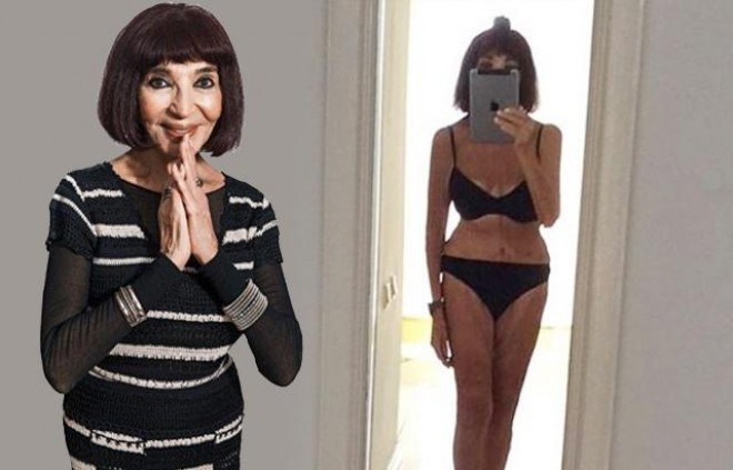 Aktrisa 89 yaşında bikinidə - foto