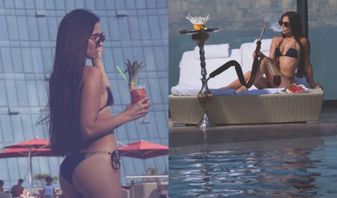 Model çimərlik geyimində poz verdi - foto&nbsp;