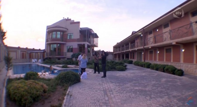 Mətanət çəkilişi bağ evində apardı - foto