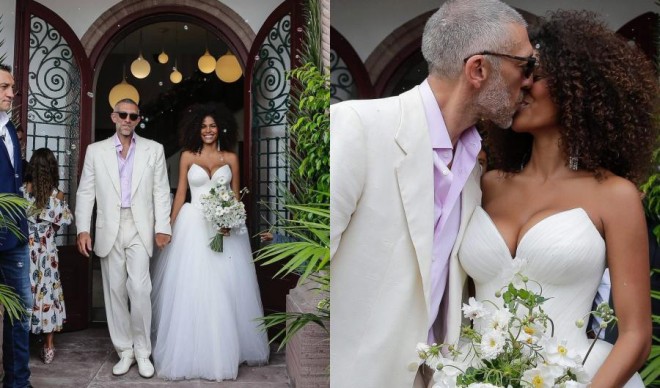 Aktyorun model sevgilisi ilə toyu olub - foto