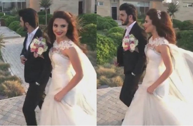 "Vicdan haqqı"nın aktyorlarının nigahı oldu - video