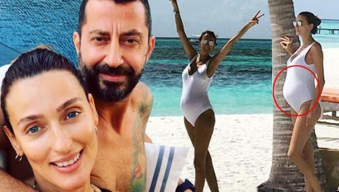 Model ailəsi ilə birgə istirahətdə - foto